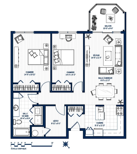 Plan Appartement 211