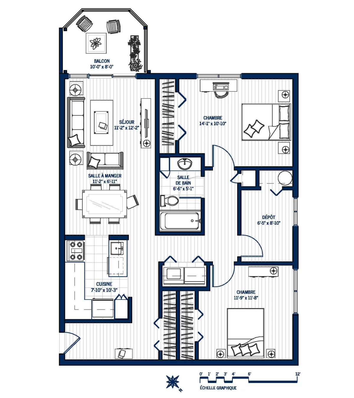 Plan Appartement 412