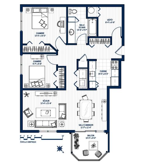 Plan Appartement 304