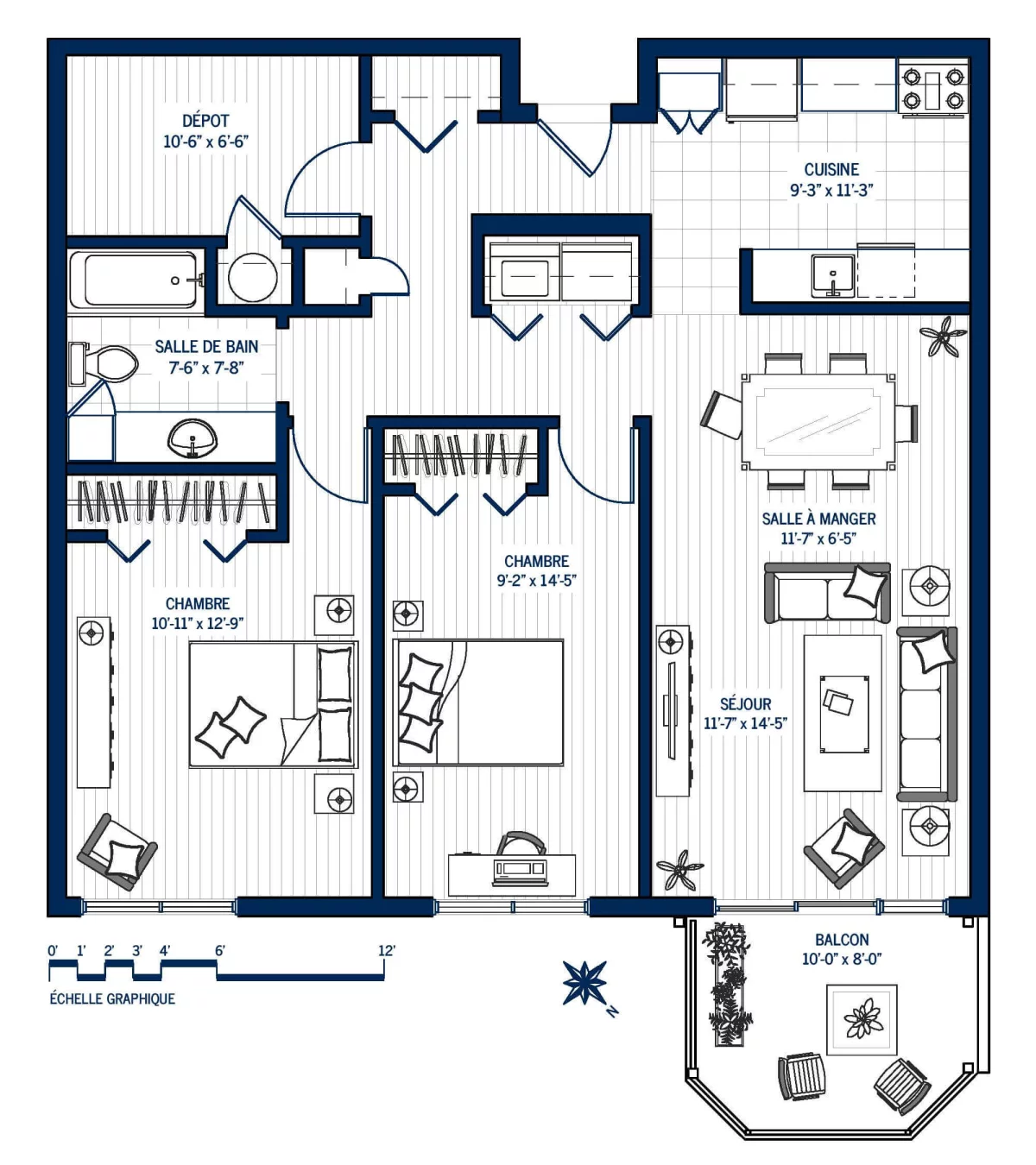 Plan Appartement 302