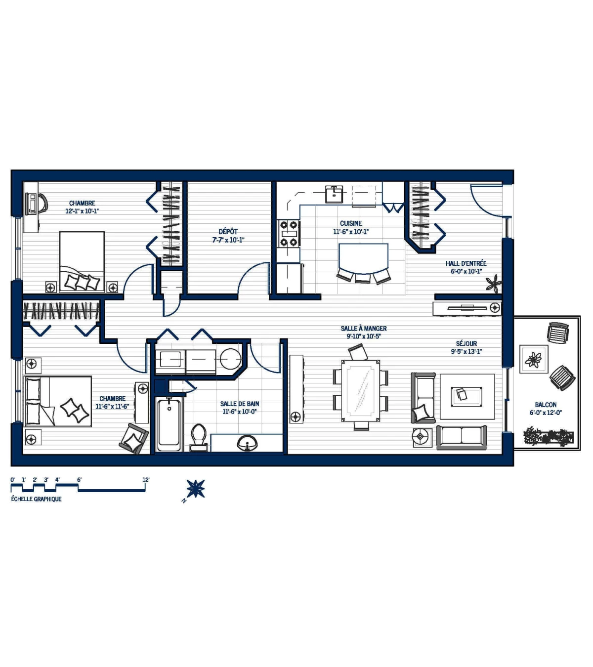 Plan Appartement 102