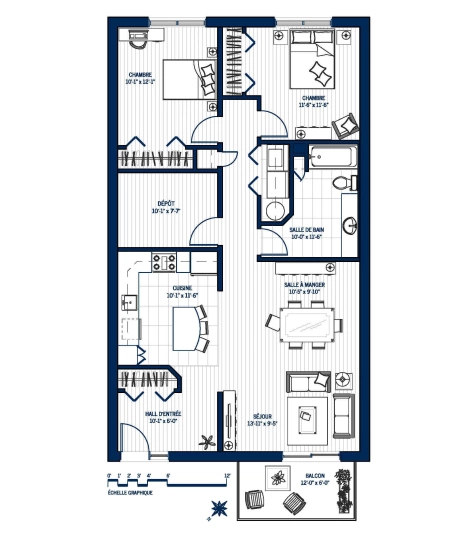 Plan Appartement 105