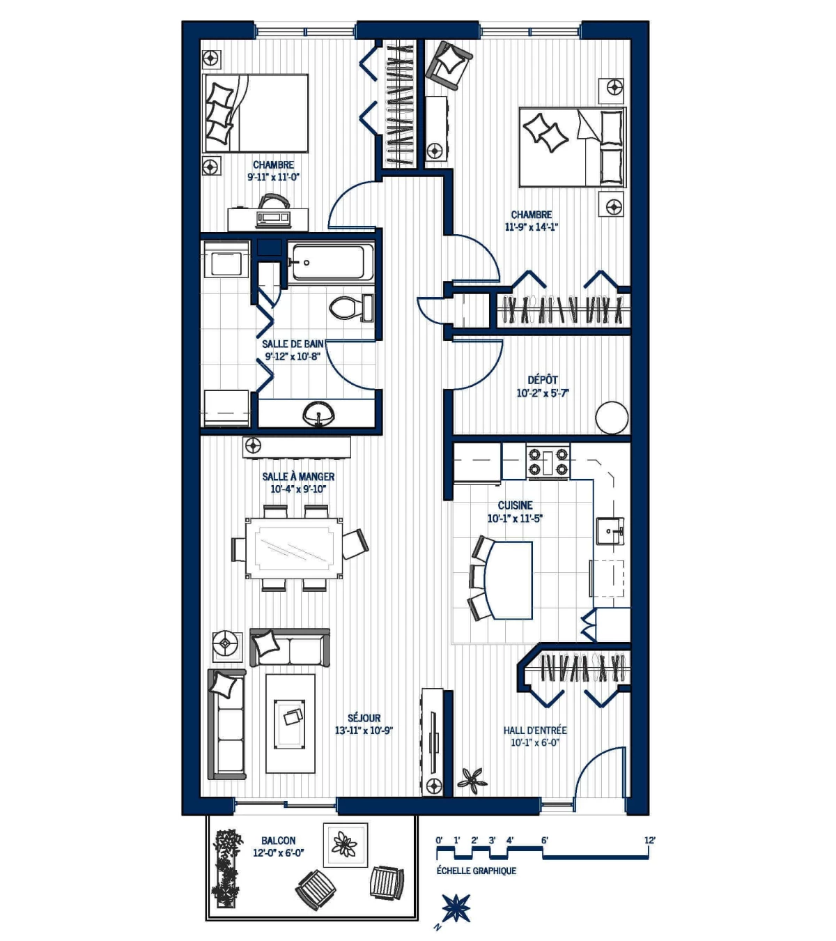 Plan Appartement 110