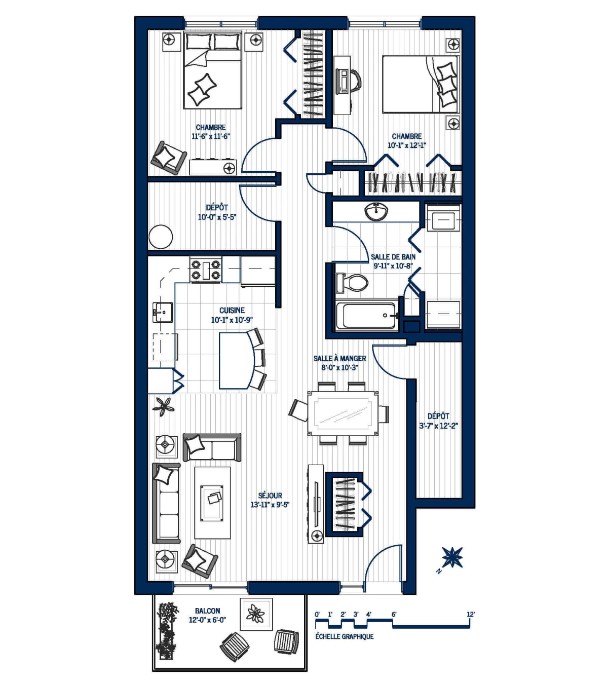 Plan Appartement 210