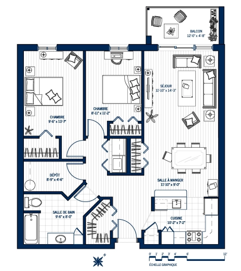 Plan Appartement 404