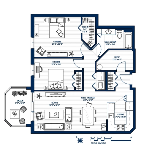 Plan Appartement 204