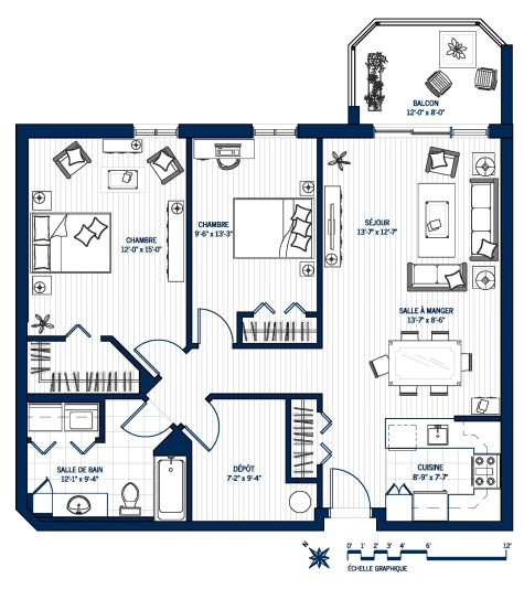 Plan Appartement 106