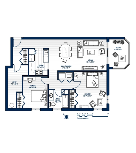 Plan Appartement 212