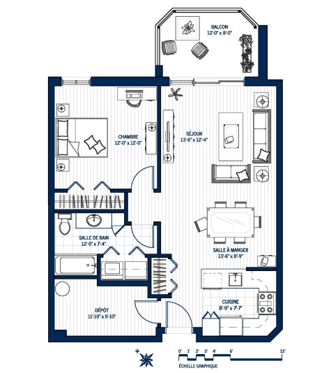 Plan Appartement 208