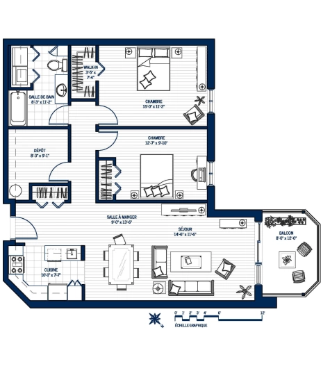 Plan Appartement 113