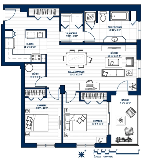 Plan Appartement 207