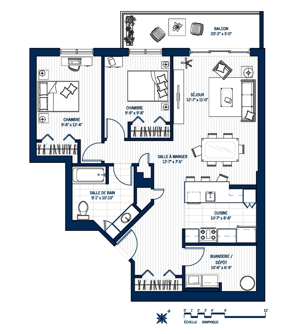 Plan Appartement 1002