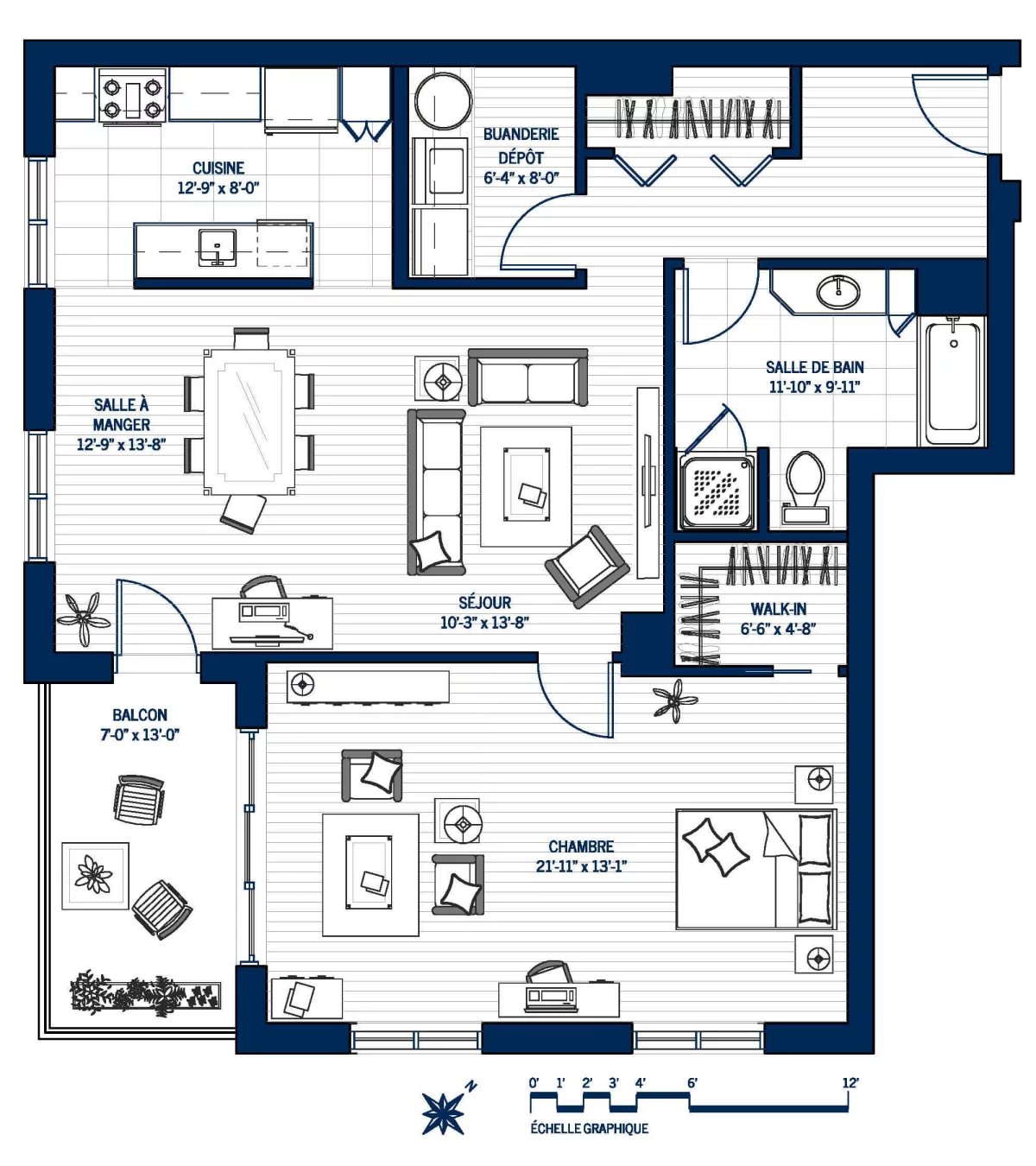 Plan Appartement 710