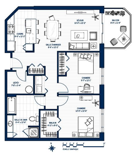 Plan Appartement 504