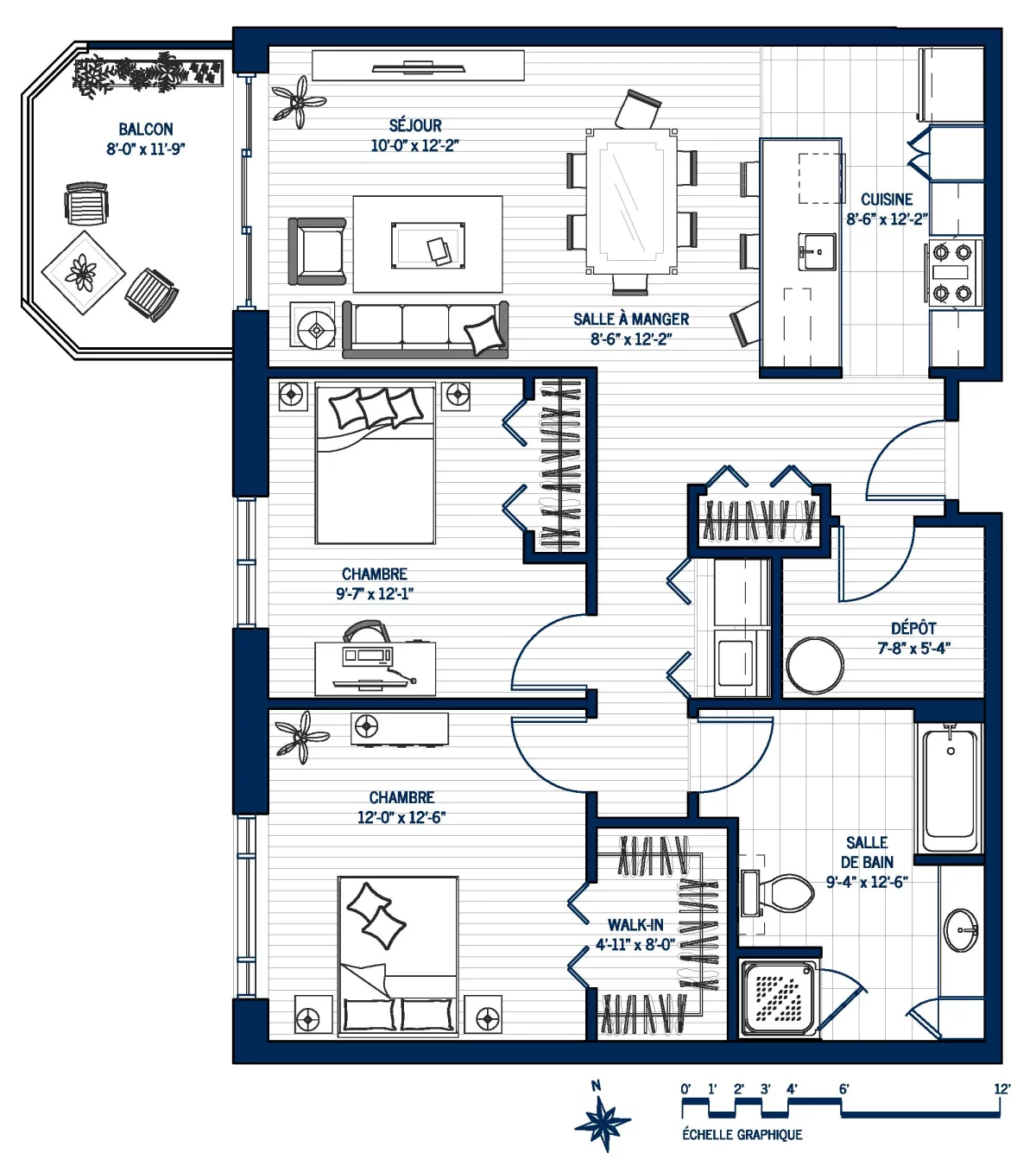 Appartement 407 Le Riverain Appartements à StNicolas LOGISCO