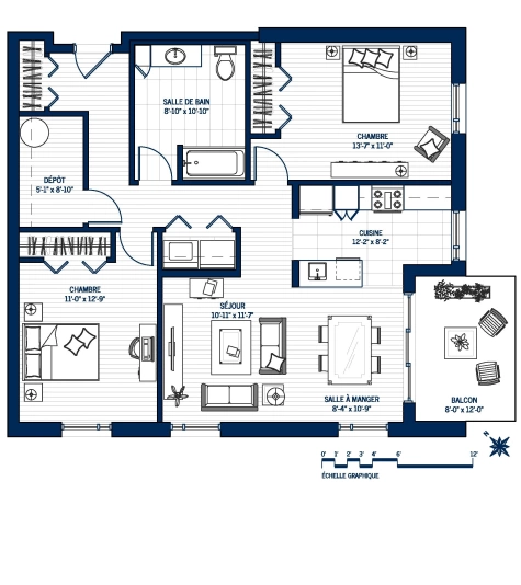 Plan Appartement 401