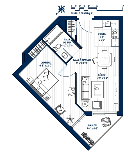 Plan Appartement 128