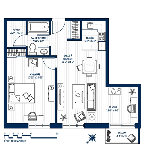 Plan Appartement 122