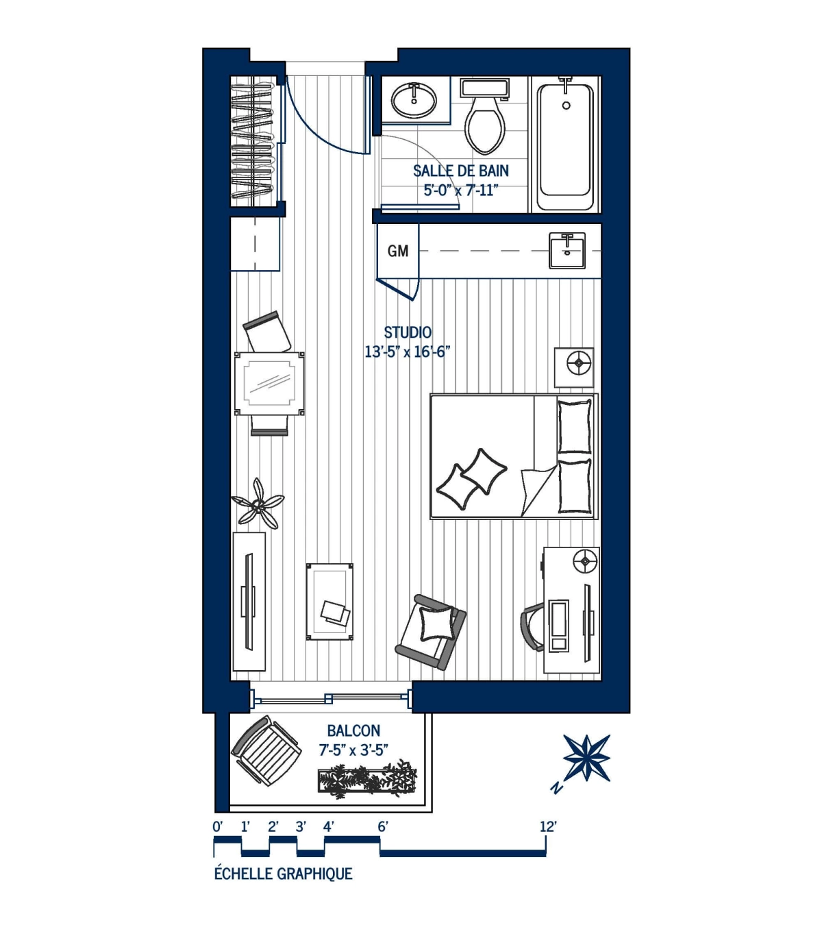 Plan Appartement 125