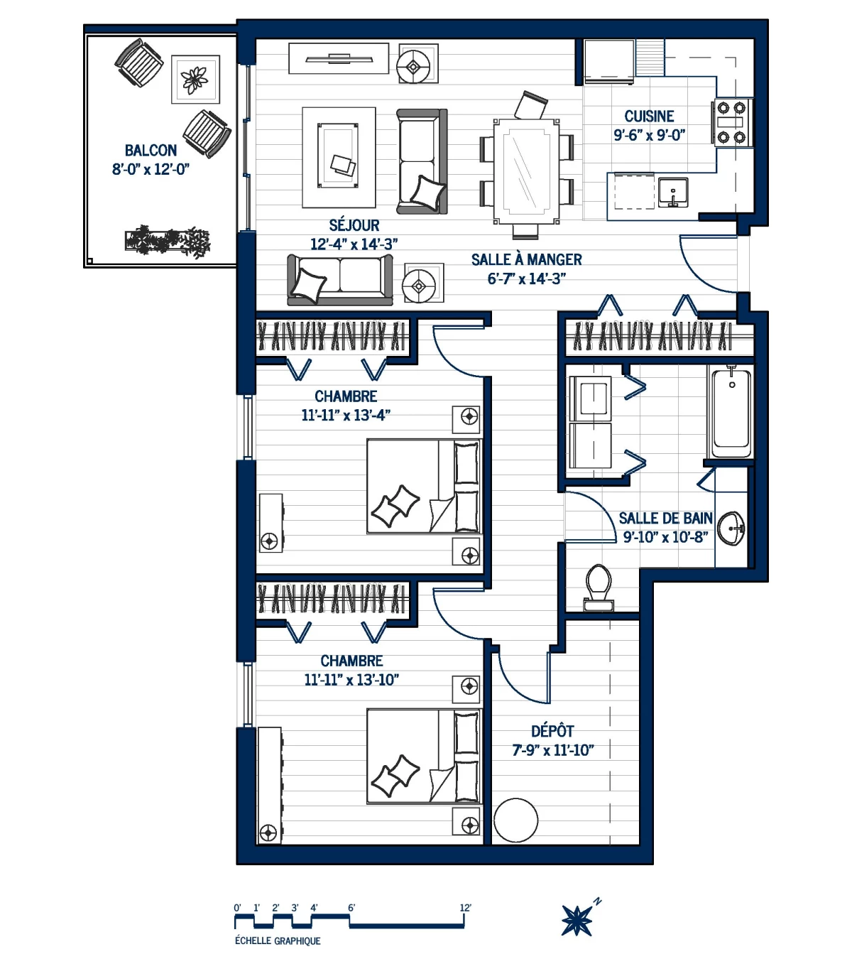 Plan Appartement 516