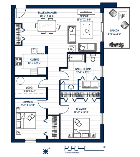 Plan Appartement 518