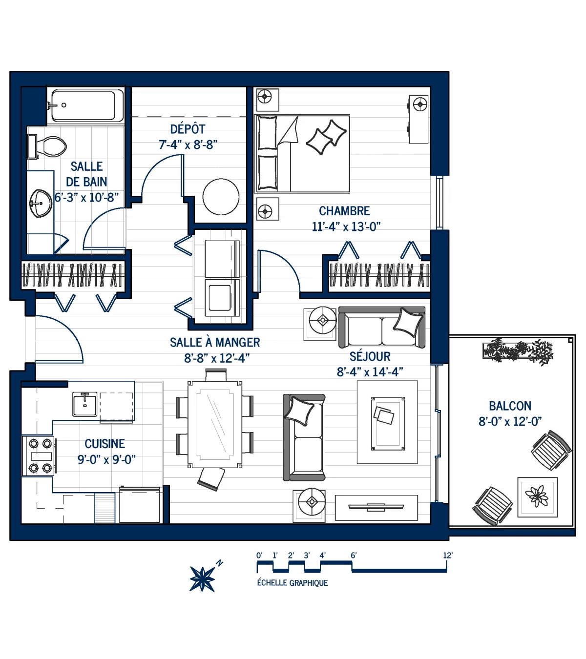 Plan Appartement 505