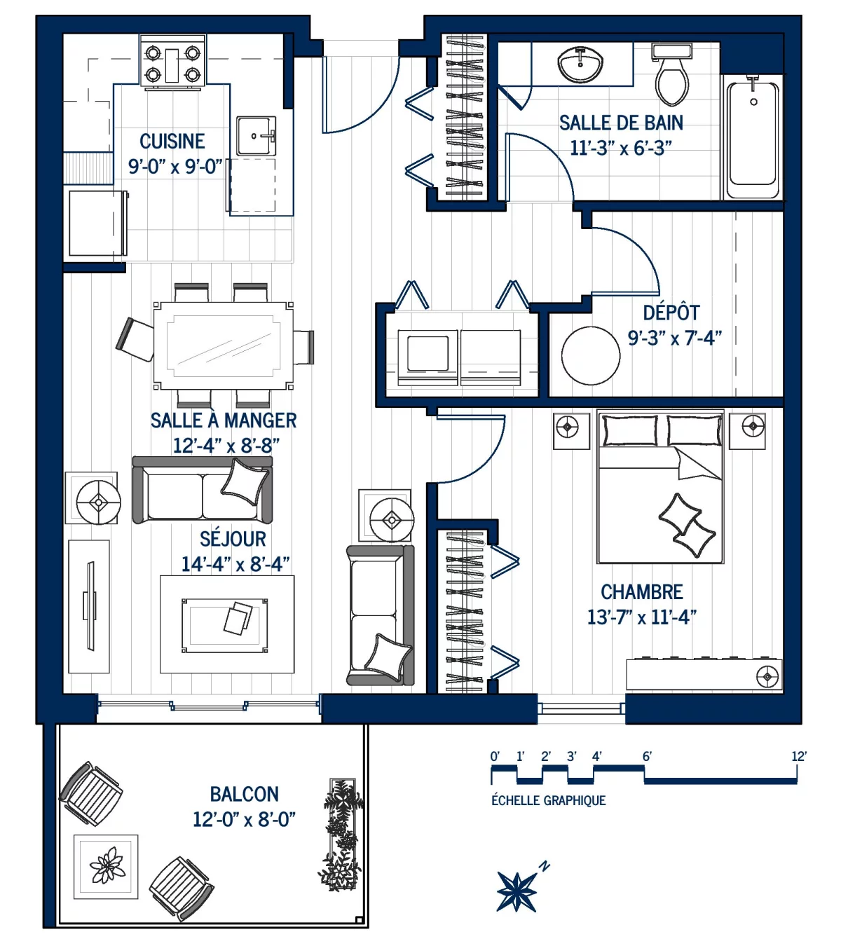 Plan Appartement 106