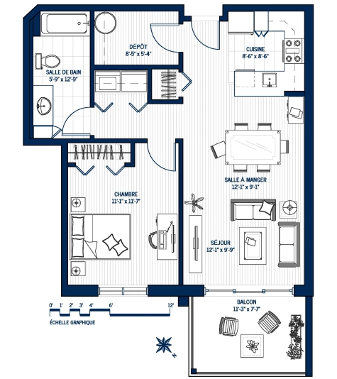 Plan Appartement 407