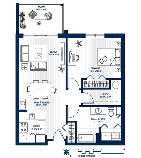 Plan Appartement 212