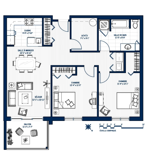 Plan Appartement 504