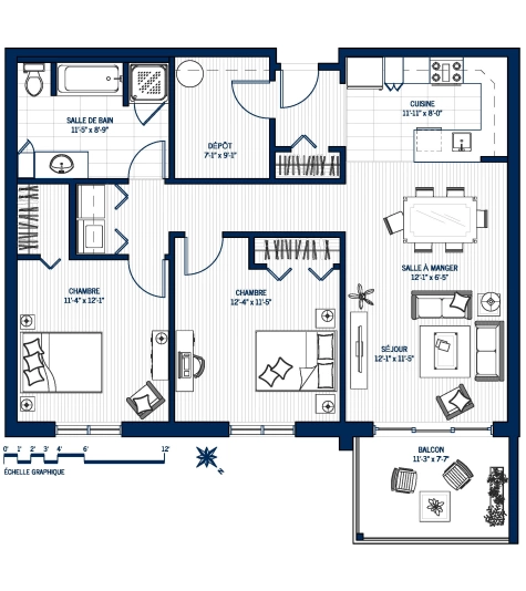 Plan Appartement 505