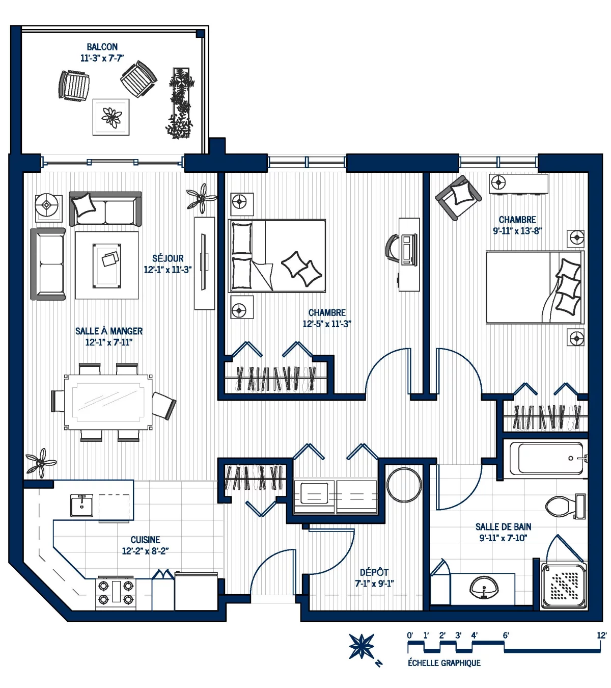 Plan Appartement 110