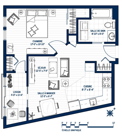Plan Appartement B209