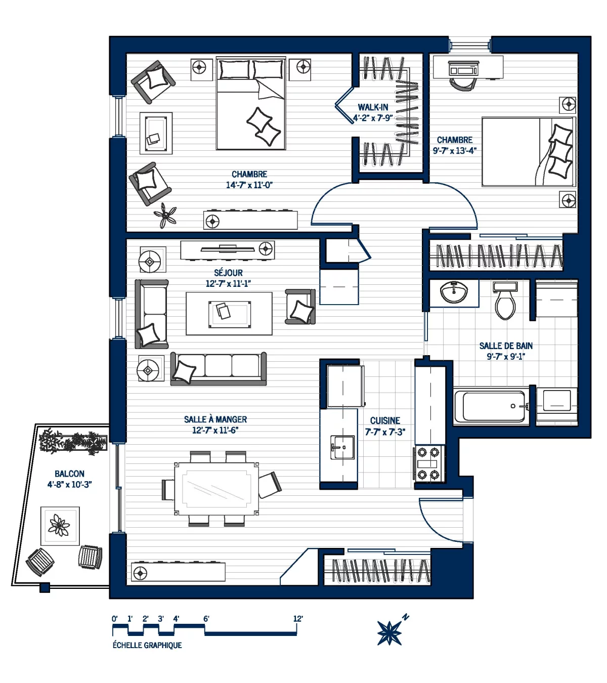 Plan Appartement A401