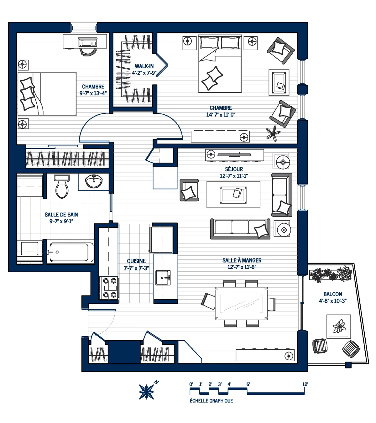 Plan Appartement A502