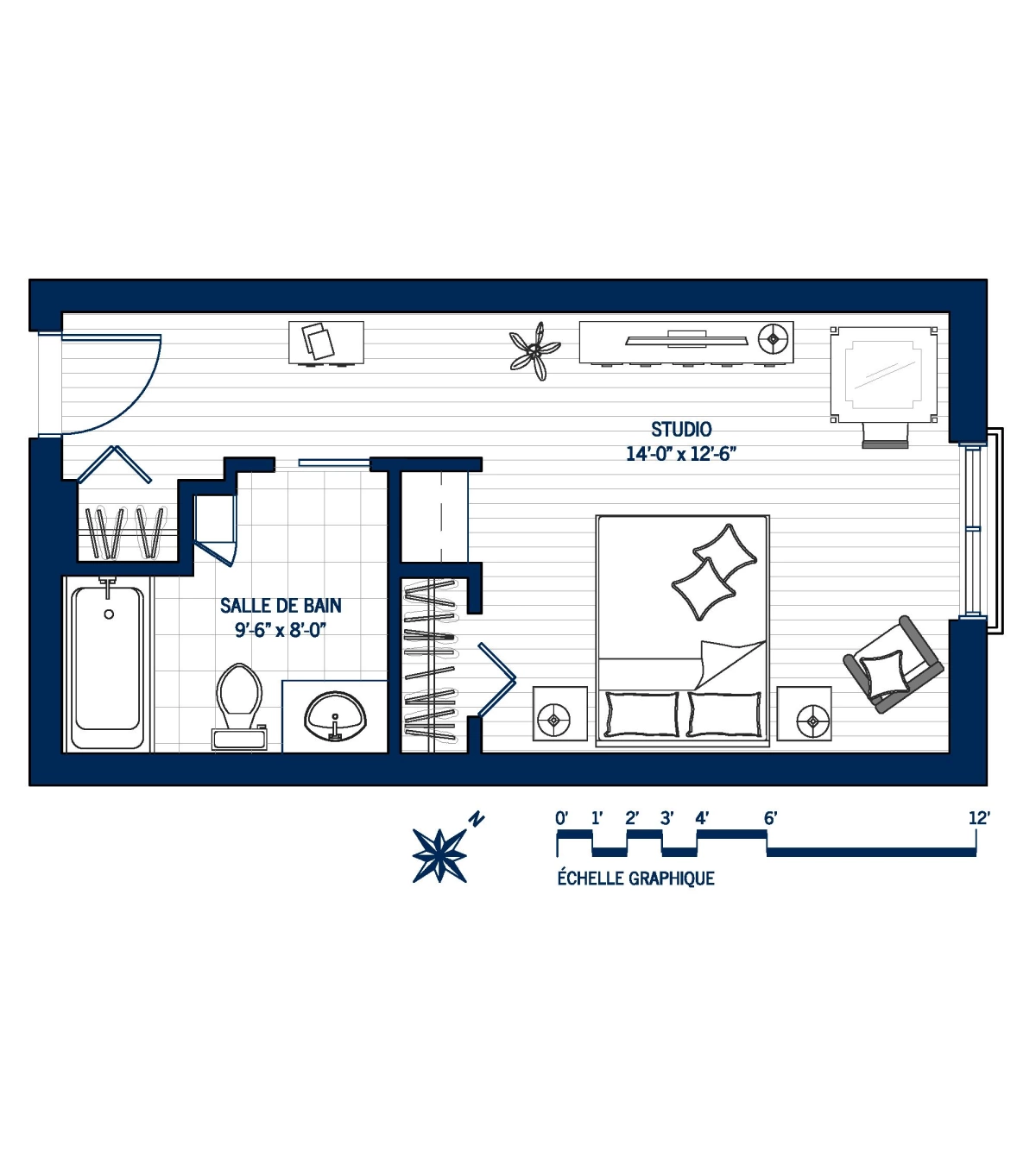 Plan Appartement B210