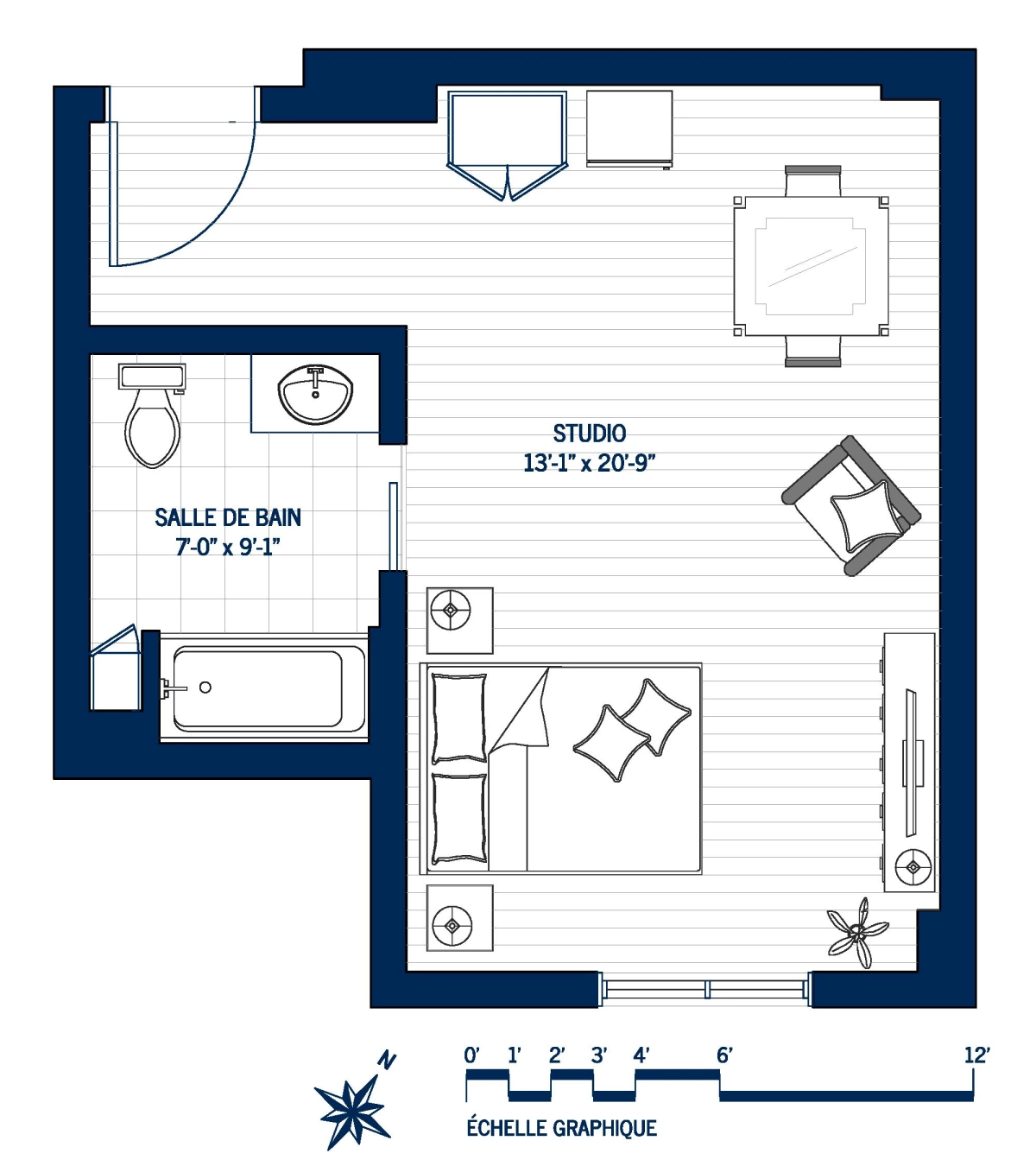 Plan Appartement B016
