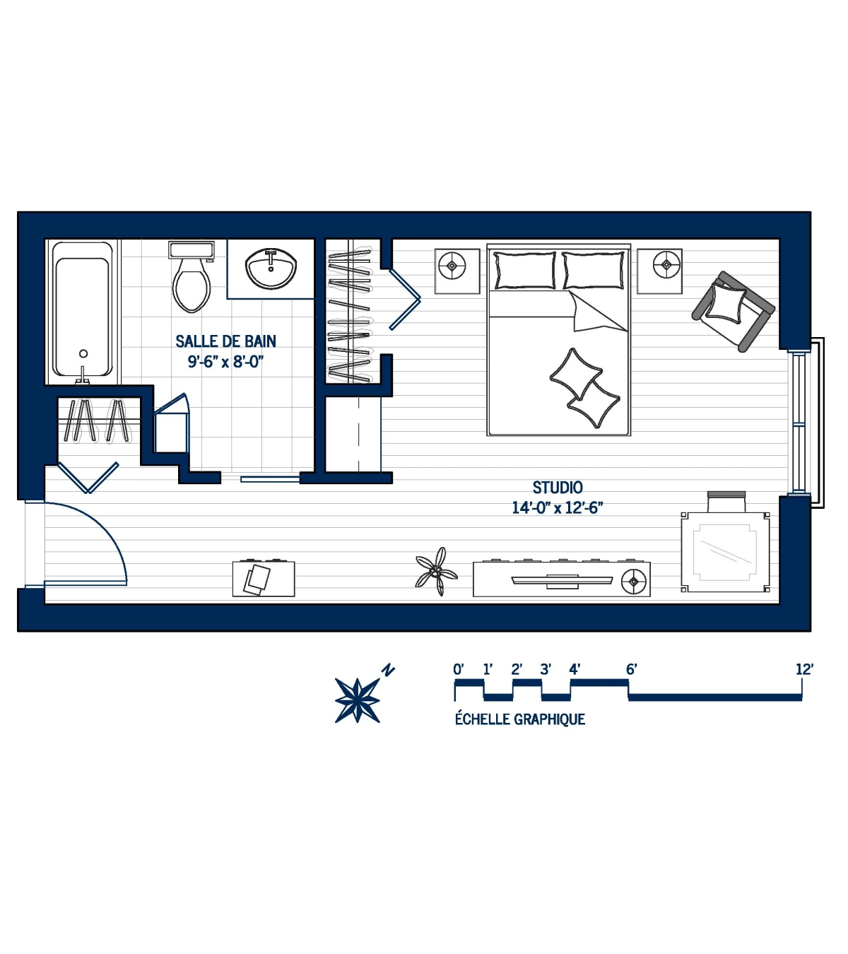 Plan Appartement B304