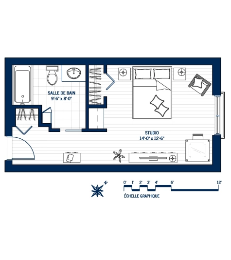 Plan Appartement B304