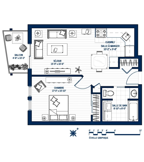 Plan Appartement A207