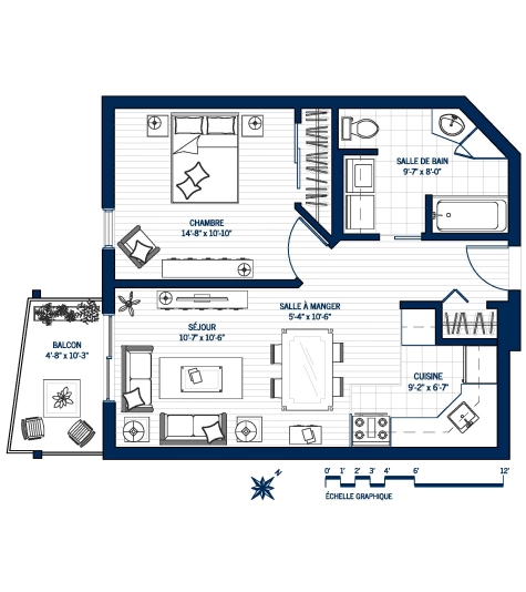 Plan Appartement A405