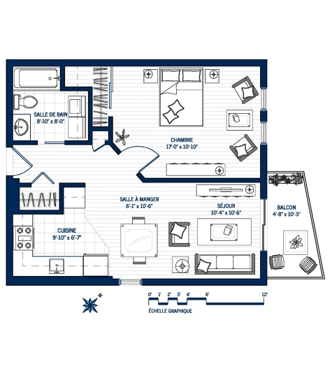 Plan Appartement A414