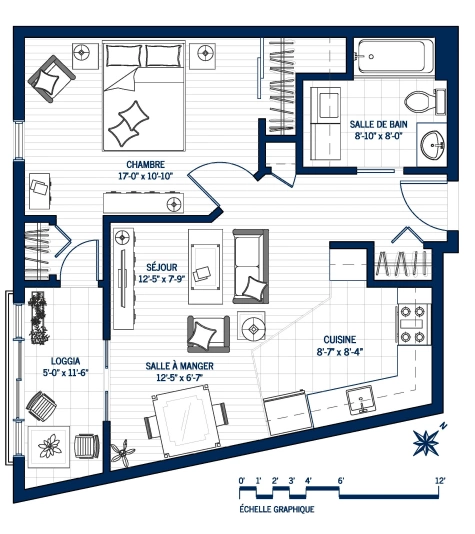 Plan Appartement B409