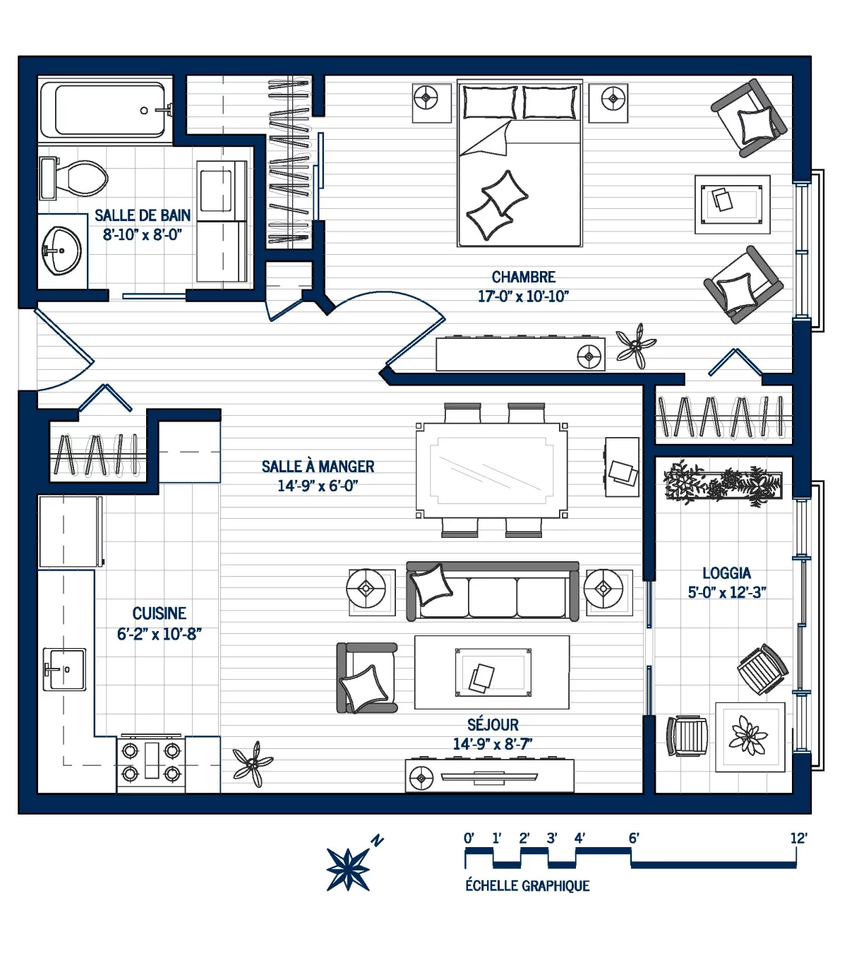 Plan Appartement B504