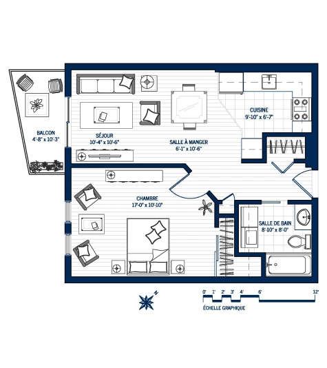 Plan Appartement B505