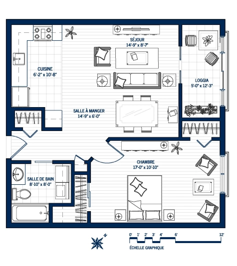 Plan Appartement B506