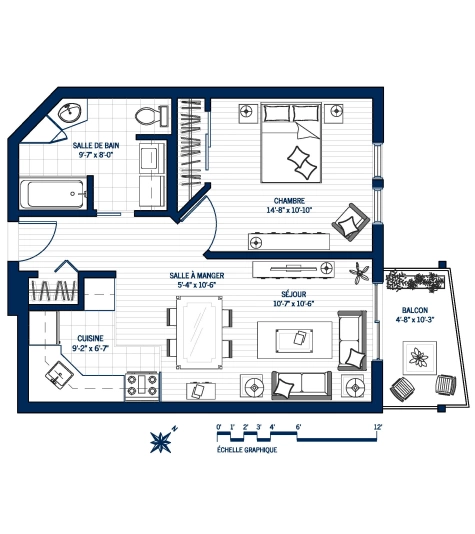 Plan Appartement A206