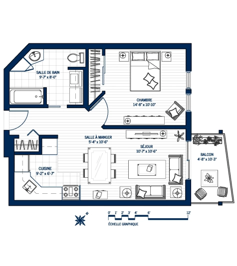 Plan Appartement A406