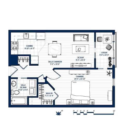 Plan Appartement A312