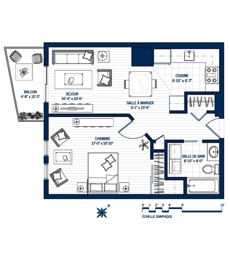 Plan Appartement B305